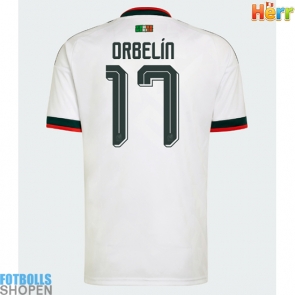 Billiga Mexiko Orbelin Pineda #17 Bortatröja VM 2026 Kortärmad